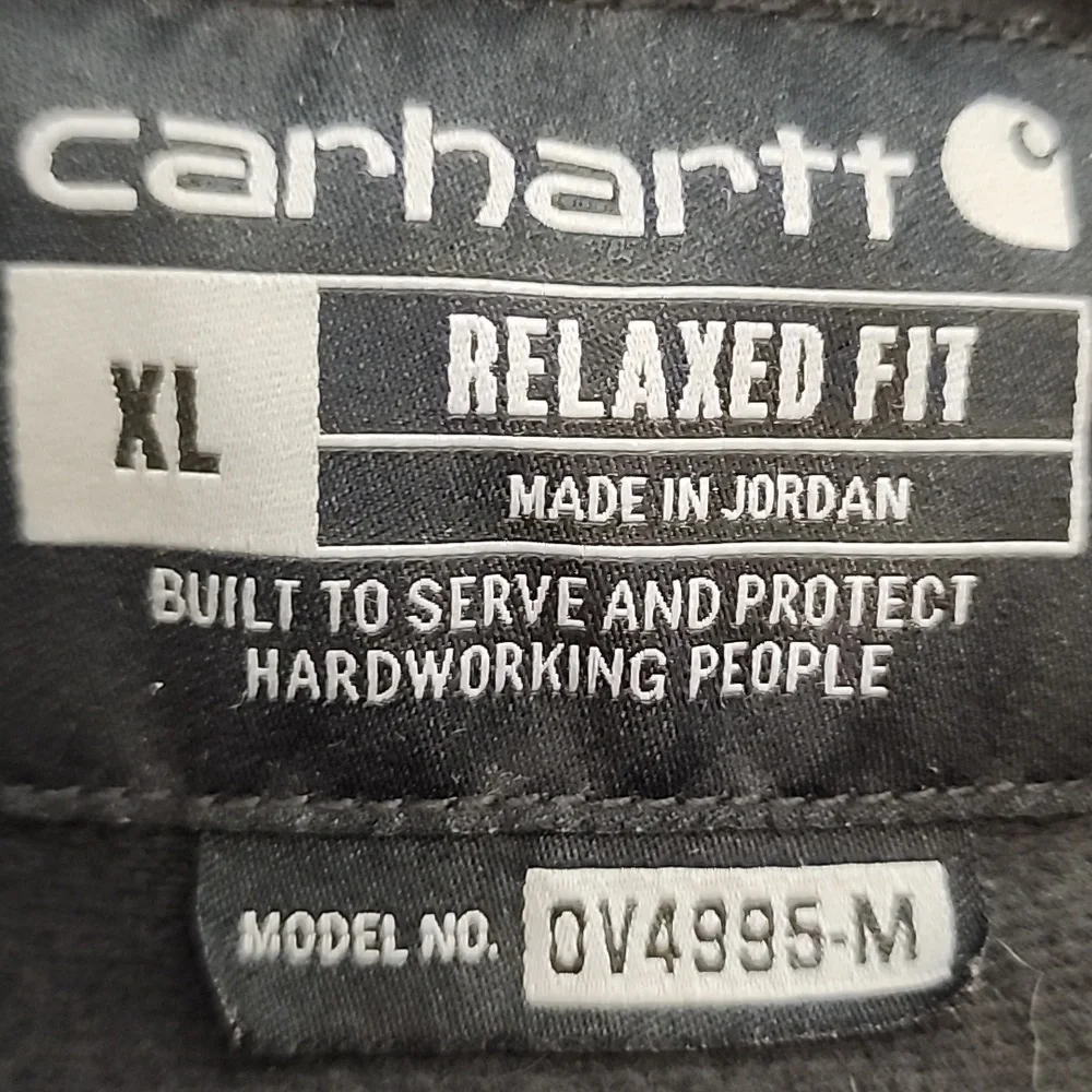 Carhartt Relaxed Fit XL Black and Brown Unisex Warm Layering Vest